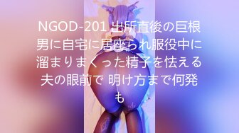 NGOD-201 出所直後の巨根男に自宅に居座られ服役中に溜まりまくった精子を怯える夫の眼前で 明け方まで何発も