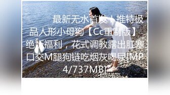 ⚫️⚫️最新无水首发！推特极品人形小母狗【Cc重制版】绝版福利，花式调教露出肛塞口交M腿狗链吃烟灰喝尿[MP4/737MB]