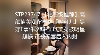 STP23747 【钻石级推荐】高颜值美女留学生『妮可儿』吴亦F事件改编-面试美女被明星騙操 还被无套后入内射