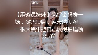 【乘务员妹妹】高价密码房一场，G奶00后，纯天然美胸，一根大黑牛把自己玩得抽搐喷浆 (6)