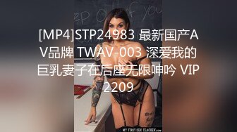 [MP4]STP24983 最新国产AV品牌 TWAV-003 深爱我的巨乳妻子在后座无限呻吟 VIP2209