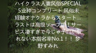 ハイクラス人妻风俗SPECIAL 5业种コンプリート 风俗未経験オナクラからスタート…ラストは高级ソープ嬢！サービス凄すぎで今じゃ予约が取れない本指名率No.1！！ 梦野すみれ