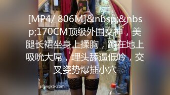 [MP4/ 806M]&nbsp;&nbsp;170CM顶级外围女神，美腿长裙坐身上揉胸，蹲在地上吸吮大屌，埋头舔逼低吟，交叉姿势爆插小穴