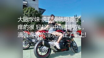 大眼学妹 洗完澡就想要了，痒的很 轻轻用中指扣阴穴，滴答滴答的淫水沾在了手上!