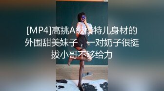 [MP4]高挑A级模特儿身材的外围甜美妹子，一对奶子很挺拔小哥不够给力