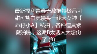 最新福利青春无敌推特极品可甜可盐白虎馒头一线天女神【乖仔小A】私拍，各种道具紫薇啪啪，这嫩B太诱人太想肏了 (3)