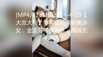 [MP4/628MB]2024-4-19【大吉大利】非常极品兼职美少女，金发背带裤萌妹，再战无毛嫩穴