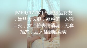 [MP4/472M] 气质极品女友，黑丝大长腿，露脸第一人称口交，女上位表情销魂，无套插穴，后入插到底真爽