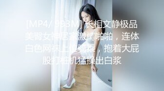 [MP4/ 993M] 长相文静极品美臀女神居家激情啪啪，连体白色网袜上位骑乘，抱着大屁股打桩机猛操出白浆