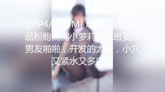 [MP4/ 595M] 难得一见的极品粉鲍美胸小萝莉，小班委跟男友啪啪，开发的太少，小穴又紧水又多白浆