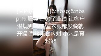 [MP4/ 258M]&nbsp;&nbsp; 制服美眉 为了业绩 让客户潜规则 很害羞衣服都没脱就开操 直接无套内射 小穴是真粉嫩