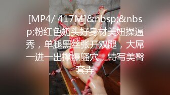 [MP4/ 417M]&nbsp;&nbsp;粉红色奶头好身材美妞操逼秀，单腿黑丝张开双腿，大屌一进一出撑爆骚穴，特写美臀套弄